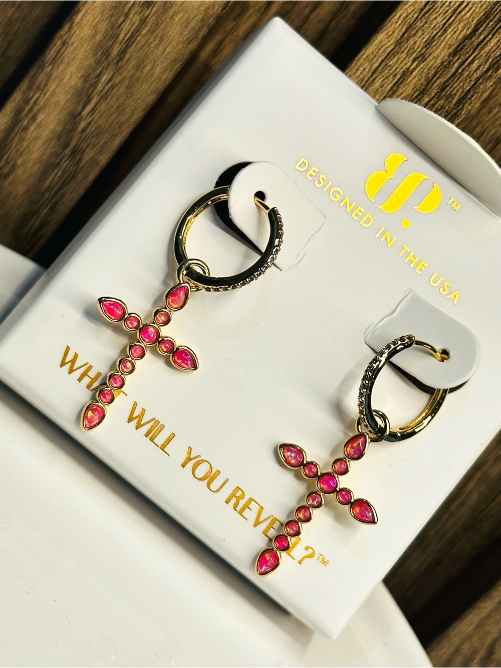 Bomb Party October Birthday 2026 Earring, “Grace Upon Grace”